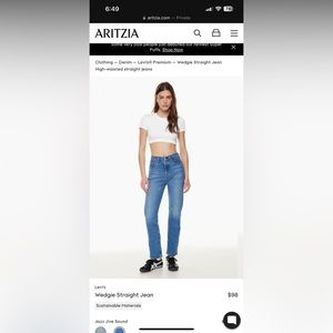 Levi’s Wedgie Jeans Size 28